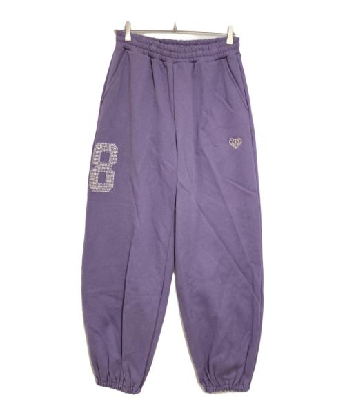 hotter than hell（ホッターザンヘル）HOTTER THAN HELL (ホッターザンヘル) ナンバーデザインスウェットセット パープル サイズ:FREEの古着・服飾アイテム