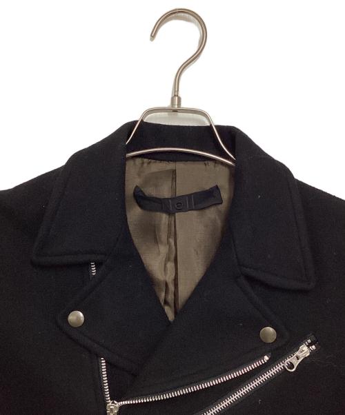 nell（ネル）Nell (ネル) ウールダブルライダースジャケット ブラック サイズ:Lの古着・服飾アイテム