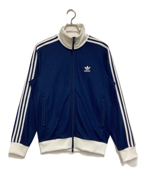 adidas（アディダス）adidas (アディダス) アディカラー クラシック トラックトップ ネイビー×ホワイト サイズ:Mの古着・服飾アイテム