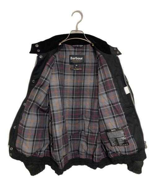 Barbour（バブアー）Barbour (バブアー) TRANSPORT スタンドカラー ワックス ブルゾン ブラック サイズ:36の古着・服飾アイテム