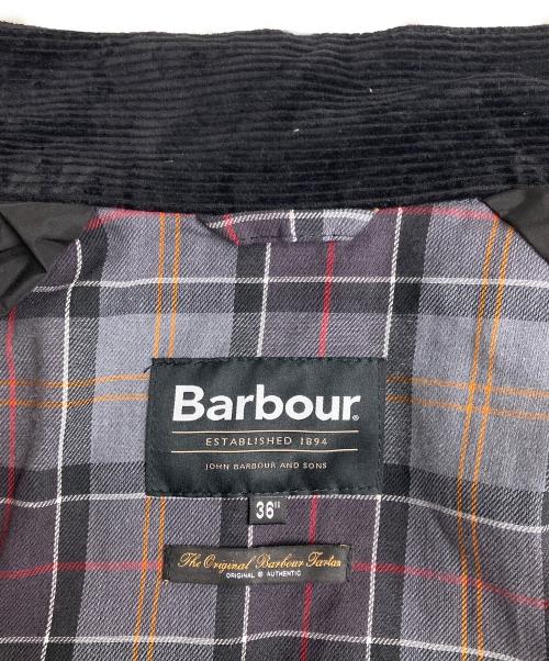 Barbour（バブアー）Barbour (バブアー) TRANSPORT スタンドカラー ワックス ブルゾン ブラック サイズ:36の古着・服飾アイテム
