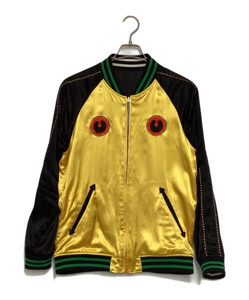 GAVIAL（ガヴィル）GAVIAL (ガヴィル) SOUVENIR JACKET イエロー×ブラック サイズ:Sの古着・服飾アイテム