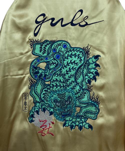 GAVIAL（ガヴィル）GAVIAL (ガヴィル) SOUVENIR JACKET イエロー×ブラック サイズ:Sの古着・服飾アイテム