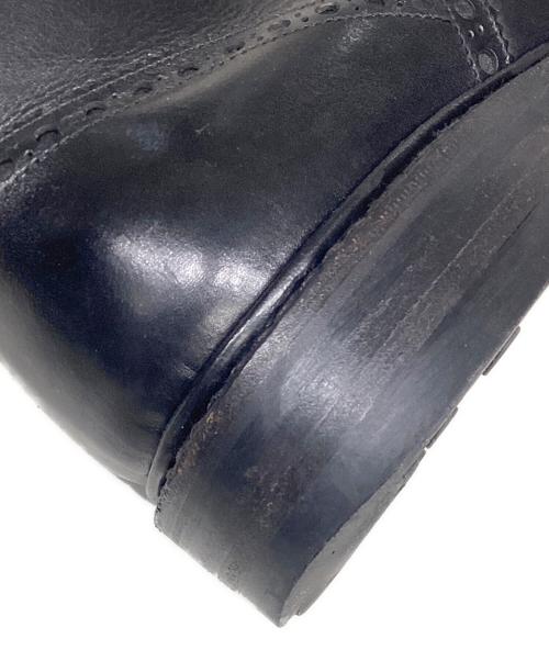 Jalan Sriwijaya（ジャランスリウァヤ）Jalan Sriwijaya (ジャランスリウァヤ) ウィングチップブーツ ブラック サイズ:6 1/2の古着・服飾アイテム