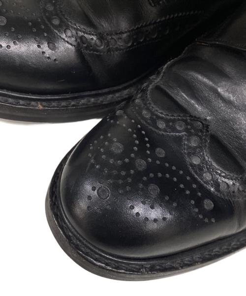 Jalan Sriwijaya（ジャランスリウァヤ）Jalan Sriwijaya (ジャランスリウァヤ) ウィングチップブーツ ブラック サイズ:6 1/2の古着・服飾アイテム