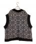 IROQUOIS (イロコイ) 5G FAIR ISLE JQ KNIT VEST ブラック サイズ:34：9000円