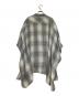 seven by seven (セブンバイセブン) STAND COLLAR PONCHO SHIRTS グレー サイズ:M：9000円