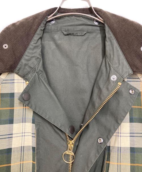 Barbour（バブアー）Barbour (バブアー) YOKE (ヨーク) JS 6WAY INSIDEOUT BURGHLEY グリーン×ブラウン サイズ:4の古着・服飾アイテム