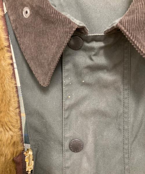 Barbour（バブアー）Barbour (バブアー) YOKE (ヨーク) JS 6WAY INSIDEOUT BURGHLEY グリーン×ブラウン サイズ:4の古着・服飾アイテム
