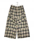 A NOVEL DAYア ノーベル デイ）の古着「チェックパンツ」｜ベージュ