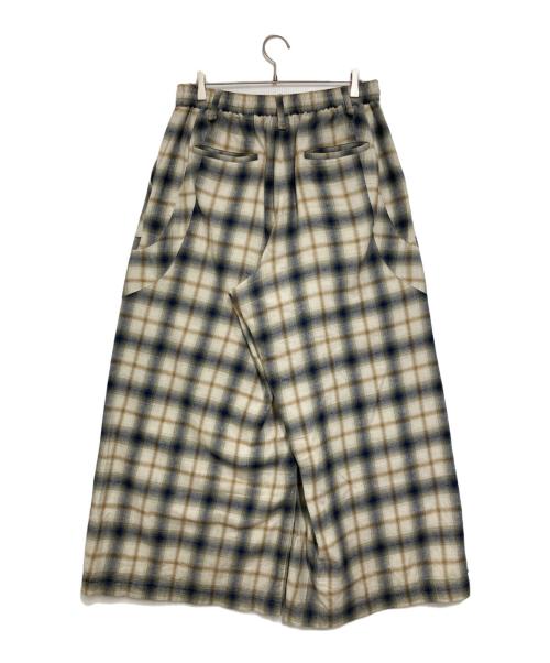 A NOVEL DAY（ア ノーベル デイ）A NOVEL DAY (ア ノーベル デイ) チェックパンツ ベージュ サイズ:3の古着・服飾アイテム