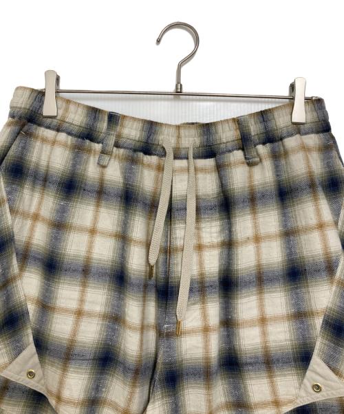 A NOVEL DAY（ア ノーベル デイ）A NOVEL DAY (ア ノーベル デイ) チェックパンツ ベージュ サイズ:3の古着・服飾アイテム