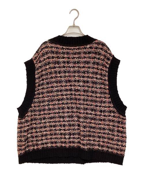 IROQUOIS（イロコイ）IROQUOIS (イロコイ) TUCK TWEED VS ブラック サイズ:3の古着・服飾アイテム