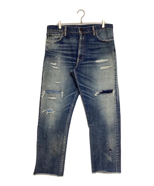 VISVIM（ビズビム）VISVIM (ビズビム) JOURNEYMAN PANTS TACKED CRASH インディゴ サイズ:3の古着・服飾アイテム