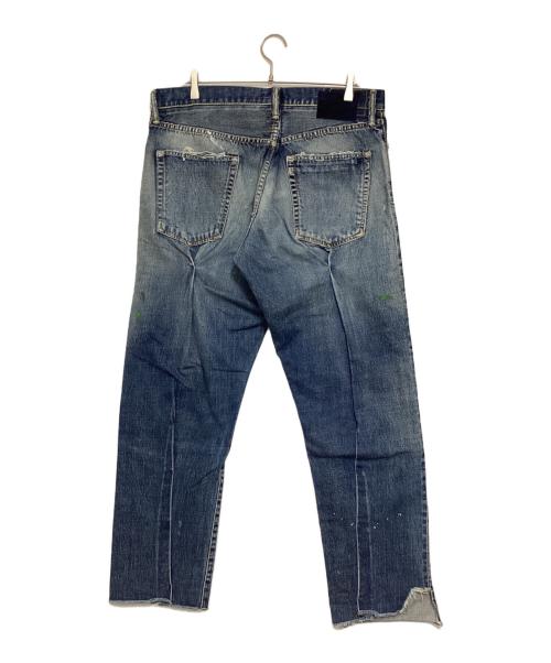 VISVIM（ビズビム）VISVIM (ビズビム) JOURNEYMAN PANTS TACKED CRASH インディゴ サイズ:3の古着・服飾アイテム