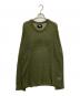 stussy（ステューシー）の古着「Loose Knit Logo Sweater」｜カーキ