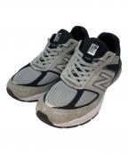 NEW BALANCEニューバランス）の古着「ローカットスニーカー」｜グレー×ブラック