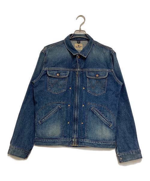 Wrangler（ラングラー）Wrangler (ラングラー) ジップアップデニムジャケット インディゴ サイズ:Ｍの古着・服飾アイテム
