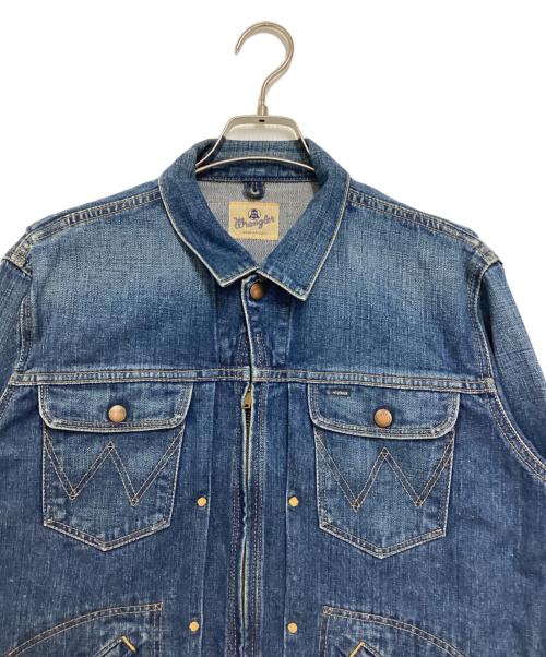 Wrangler（ラングラー）Wrangler (ラングラー) ジップアップデニムジャケット インディゴ サイズ:Ｍの古着・服飾アイテム