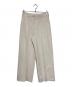 ANAYI（アナイ）の古着「Eternal Line コンパクトストレッチワイドパンツ」｜アイボリー