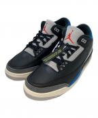 NIKEナイキ）の古着「Jordan 3 Retro OG Rare Air」｜ブラック×ブルー