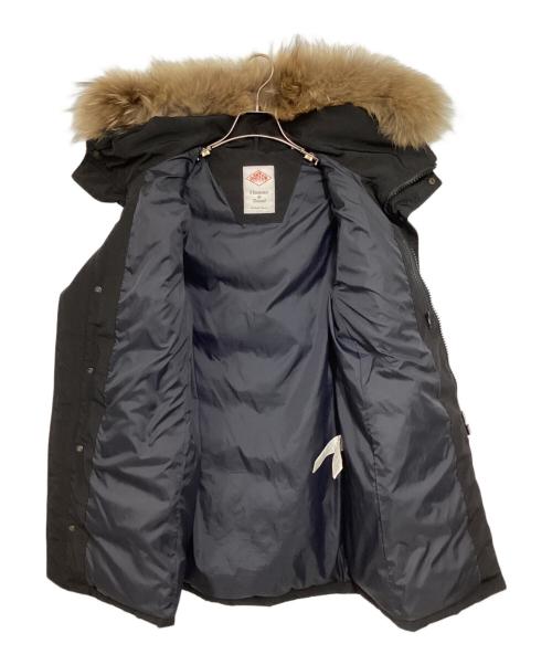 DANTON（ダントン）DANTON (ダントン) フード付きロングダウンコート ブラック サイズ:38の古着・服飾アイテム