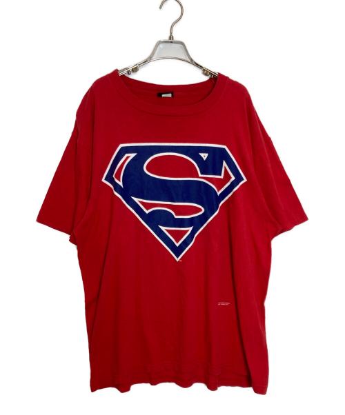 CHANGES（チェンジズ）CHANGES (チェンジズ) DC COMICS (ディーシーコミックス) 90’s スーパーマンロゴTシャツ レッド サイズ:XLの古着・服飾アイテム