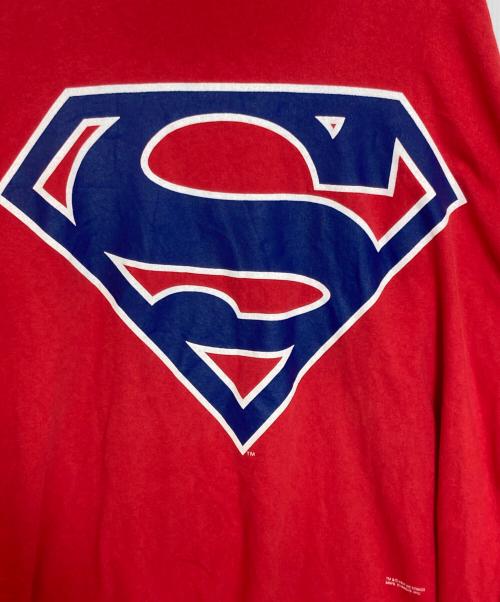 CHANGES（チェンジズ）CHANGES (チェンジズ) DC COMICS (ディーシーコミックス) 90’s スーパーマンロゴTシャツ レッド サイズ:XLの古着・服飾アイテム