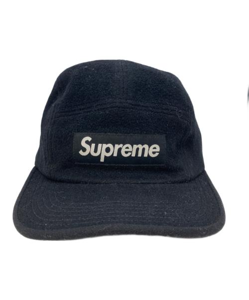 SUPREME（シュプリーム）SUPREME (シュプリーム) LORO PIANA (ロロピアーナ) Wool Camp Cap ブラックの古着・服飾アイテム
