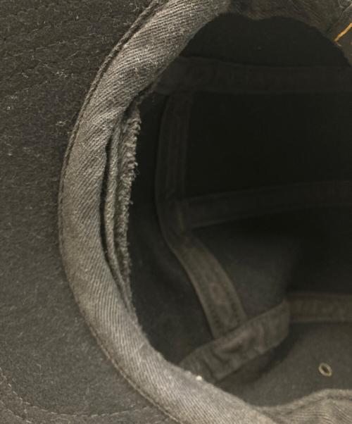 SUPREME（シュプリーム）SUPREME (シュプリーム) LORO PIANA (ロロピアーナ) Wool Camp Cap ブラックの古着・服飾アイテム