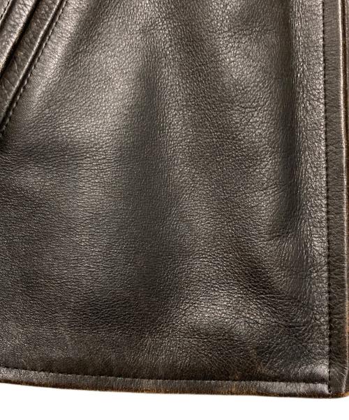 GANGSTERVILLE（ギャングスタービル）GANGSTERVILLE (ギャングスタービル) カウハイドスポーツジャケット ブラック サイズ:Lの古着・服飾アイテム