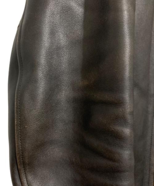 GANGSTERVILLE（ギャングスタービル）GANGSTERVILLE (ギャングスタービル) カウハイドスポーツジャケット ブラック サイズ:Lの古着・服飾アイテム