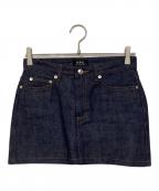 A.P.C.アーペーセー）の古着「セルビッジデニムスカート」｜インディゴ