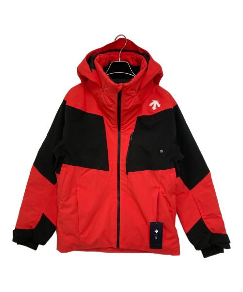 DESCENTE（デサント）DESCENTE (デサント) SIO INS JK スノージャケット レッド×ブラック サイズ:Sの古着・服飾アイテム