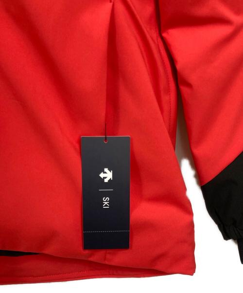 DESCENTE（デサント）DESCENTE (デサント) SIO INS JK スノージャケット レッド×ブラック サイズ:Sの古着・服飾アイテム