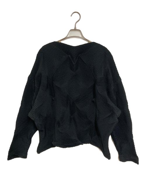 A-POC ABLE ISSEY MIYAKE（エイポック エイブル イッセイ ミヤケ）A-POC ABLE ISSEY MIYAKE (エイポック エイブル イッセイ ミヤケ) 3Dスチームプリーツカットソー ブラック サイズ:2の古着・服飾アイテム