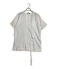 ISSEY MIYAKE（イッセイミヤケ）の古着「シワ加工ヴァルーズカットソー」｜ホワイト