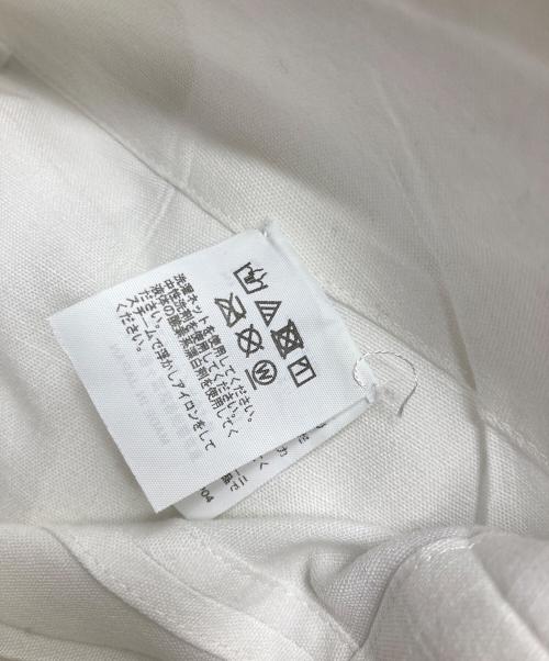 ISSEY MIYAKE（イッセイミヤケ）ISSEY MIYAKE (イッセイミヤケ) フロントスリッドロングスカート ホワイト サイズ:2の古着・服飾アイテム