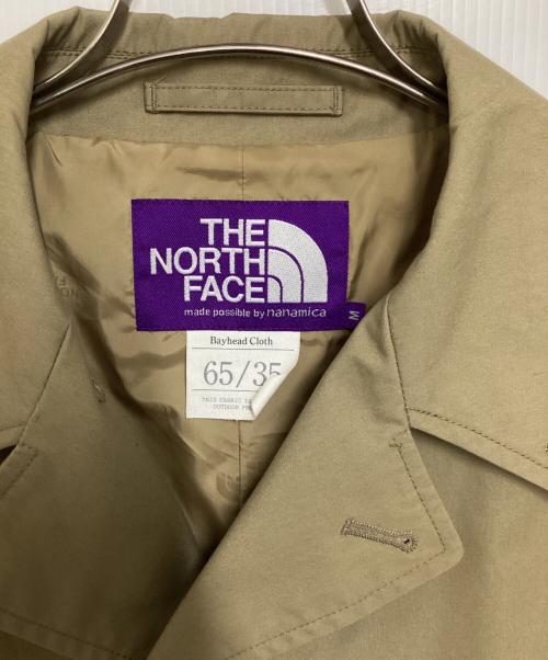 THE NORTHFACE PURPLELABEL（ザ・ノースフェイス パープルレーベル）THE NORTHFACE PURPLELABEL (ザ・ノースフェイス パープルレーベル) BEAMS (ビームス) 別注 Soutien Collar Coat ベージュ サイズ:Mの古着・服飾アイテム