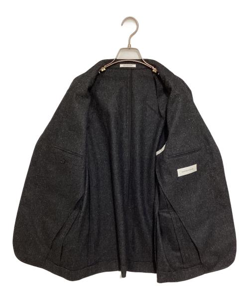 Couture d'adam（クチュールドアダム）Couture d'adam (クチュールドアダム) シルク混ウールテーラードジャケット グレー サイズ:40の古着・服飾アイテム