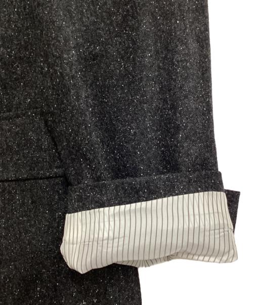 Couture d'adam（クチュールドアダム）Couture d'adam (クチュールドアダム) シルク混ウールテーラードジャケット グレー サイズ:40の古着・服飾アイテム