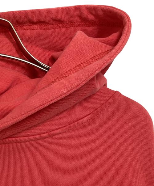 scuffers（スカッファー）SCUFFERS (スカッファー) ロゴ刺繍クロップドプルオーバーパーカー レッド サイズ:XSの古着・服飾アイテム