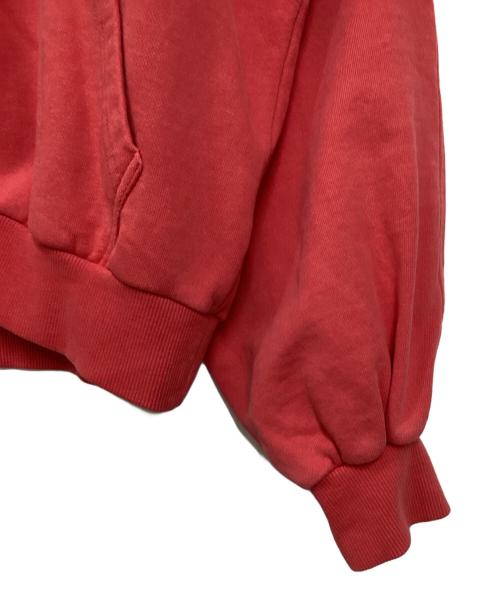scuffers（スカッファー）SCUFFERS (スカッファー) ロゴ刺繍クロップドプルオーバーパーカー レッド サイズ:XSの古着・服飾アイテム
