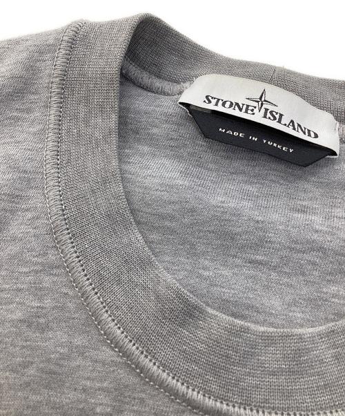 STONE ISLAND（ストーンアイランド）STONE ISLAND (ストーンアイランド) クルーネックスウェット グレー サイズ:Sの古着・服飾アイテム