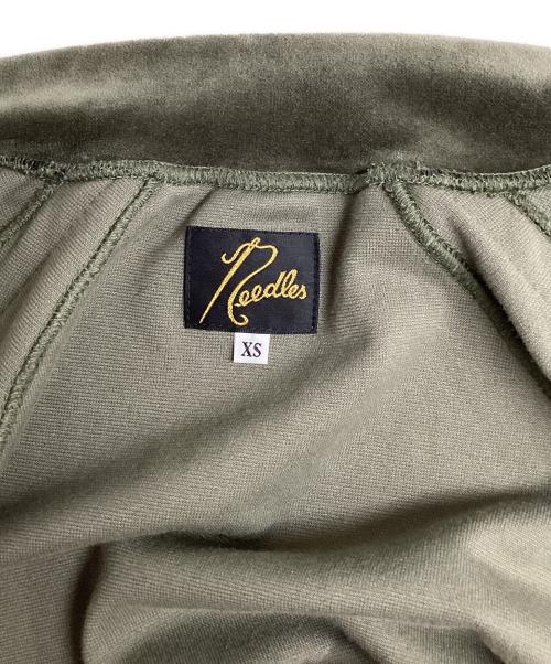 Needles（ニードルズ）Needles (ニードルズ) R.C. Track Jacket - C/Pe Velour グリーン サイズ:XSの古着・服飾アイテム