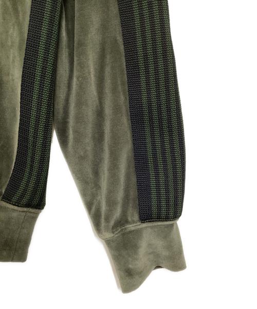 Needles（ニードルズ）Needles (ニードルズ) R.C. Track Jacket - C/Pe Velour グリーン サイズ:XSの古着・服飾アイテム