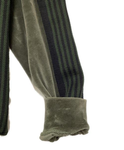 Needles（ニードルズ）Needles (ニードルズ) R.C. Track Jacket - C/Pe Velour グリーン サイズ:XSの古着・服飾アイテム