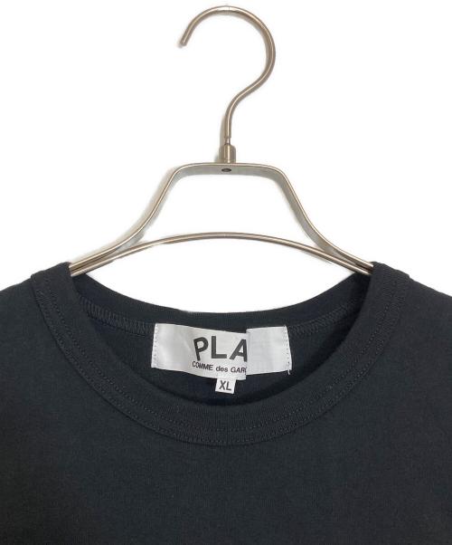 PLAY COMME des GARCONS（プレイコムデギャルソン）PLAY COMME des GARCONS (プレイコムデギャルソン) ハートワッペンTシャツ ブラック サイズ:XLの古着・服飾アイテム