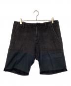 UNDERCOVERISMアンダーカバーイズム）の古着「パイル切替ショーツ」｜グレー