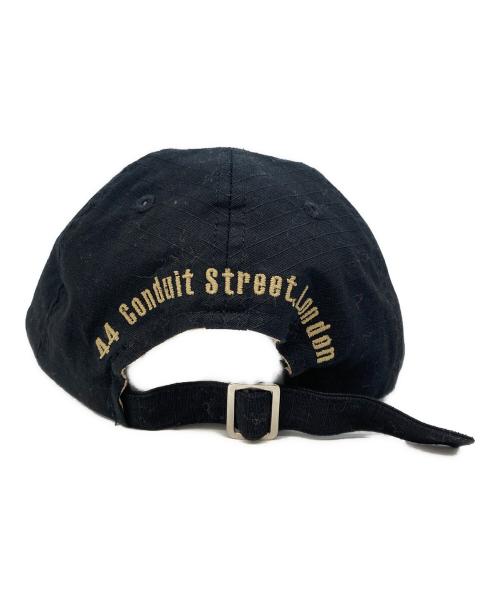 Vivienne Westwood（ヴィヴィアンウエストウッド）Vivienne Westwood (ヴィヴィアンウエストウッド) リップストップオーブロゴキャップ ブラックの古着・服飾アイテム